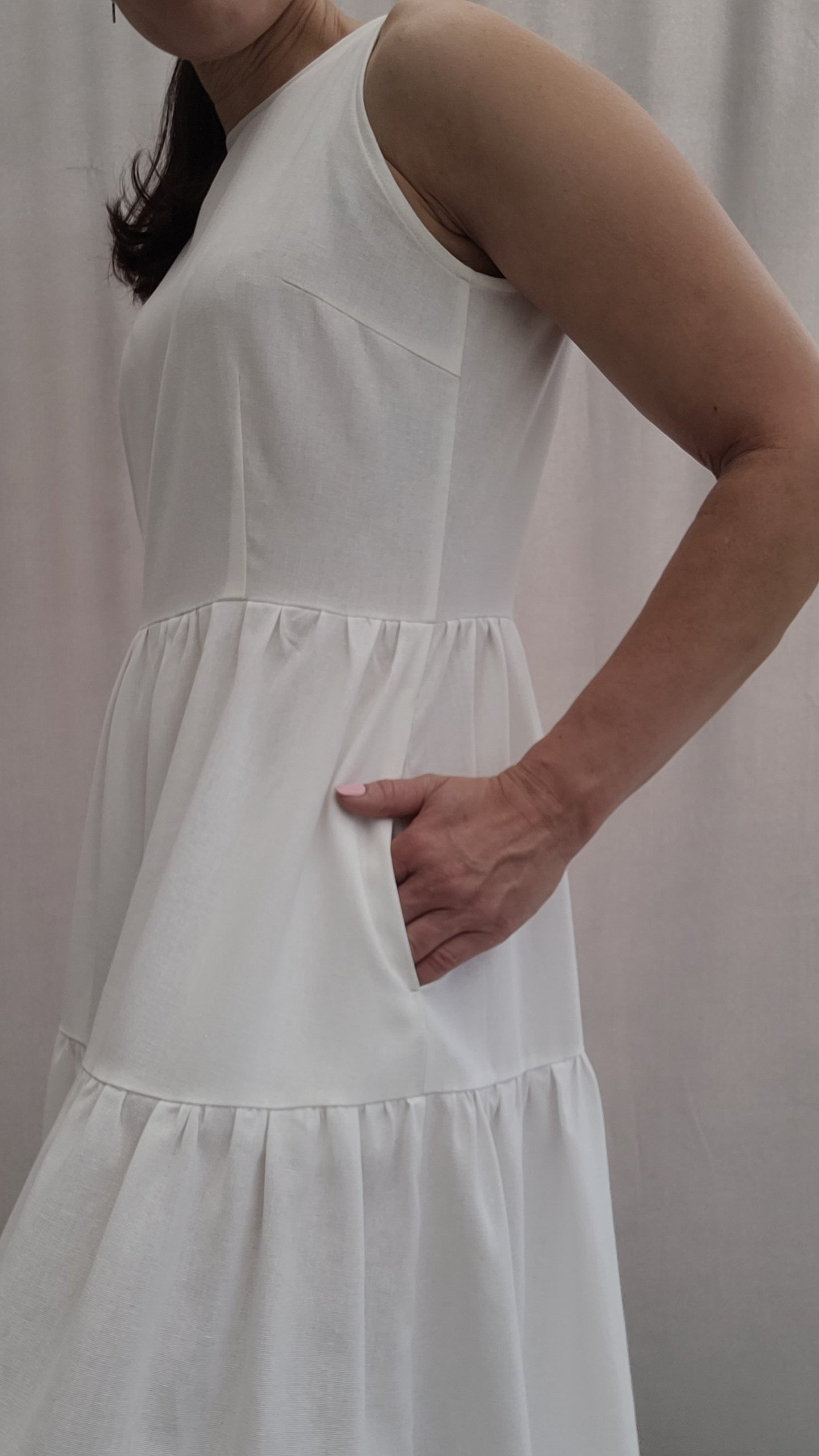 Maxikleid Schnittmuster PDF Damen | Maxi Dress Sewing Pattern | Anfängerfreundlich