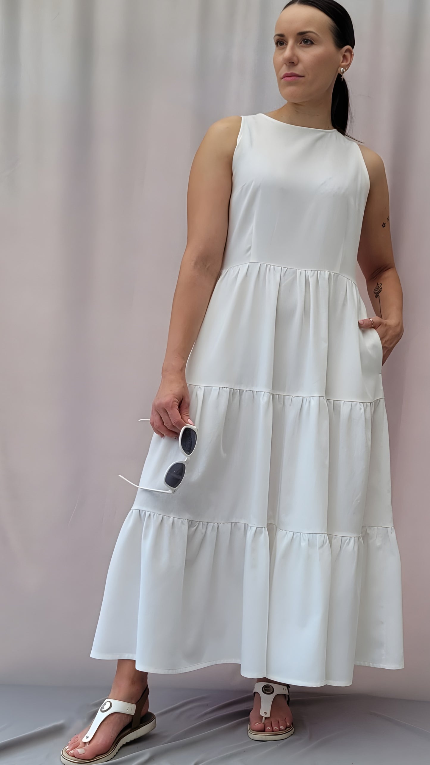 Maxikleid Schnittmuster PDF Damen | Maxi Dress Sewing Pattern | Anfängerfreundlich