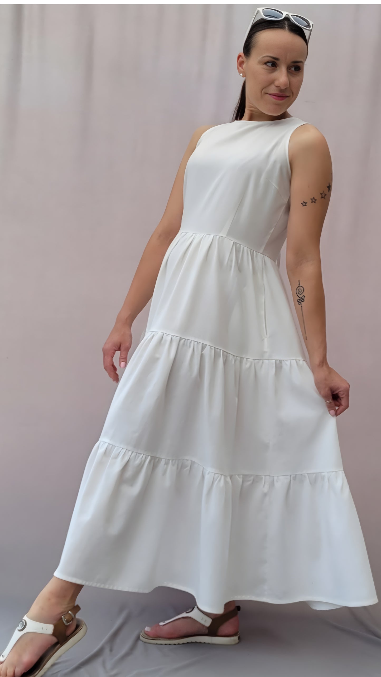 Maxikleid Schnittmuster PDF Damen | Maxi Dress Sewing Pattern | Anfängerfreundlich