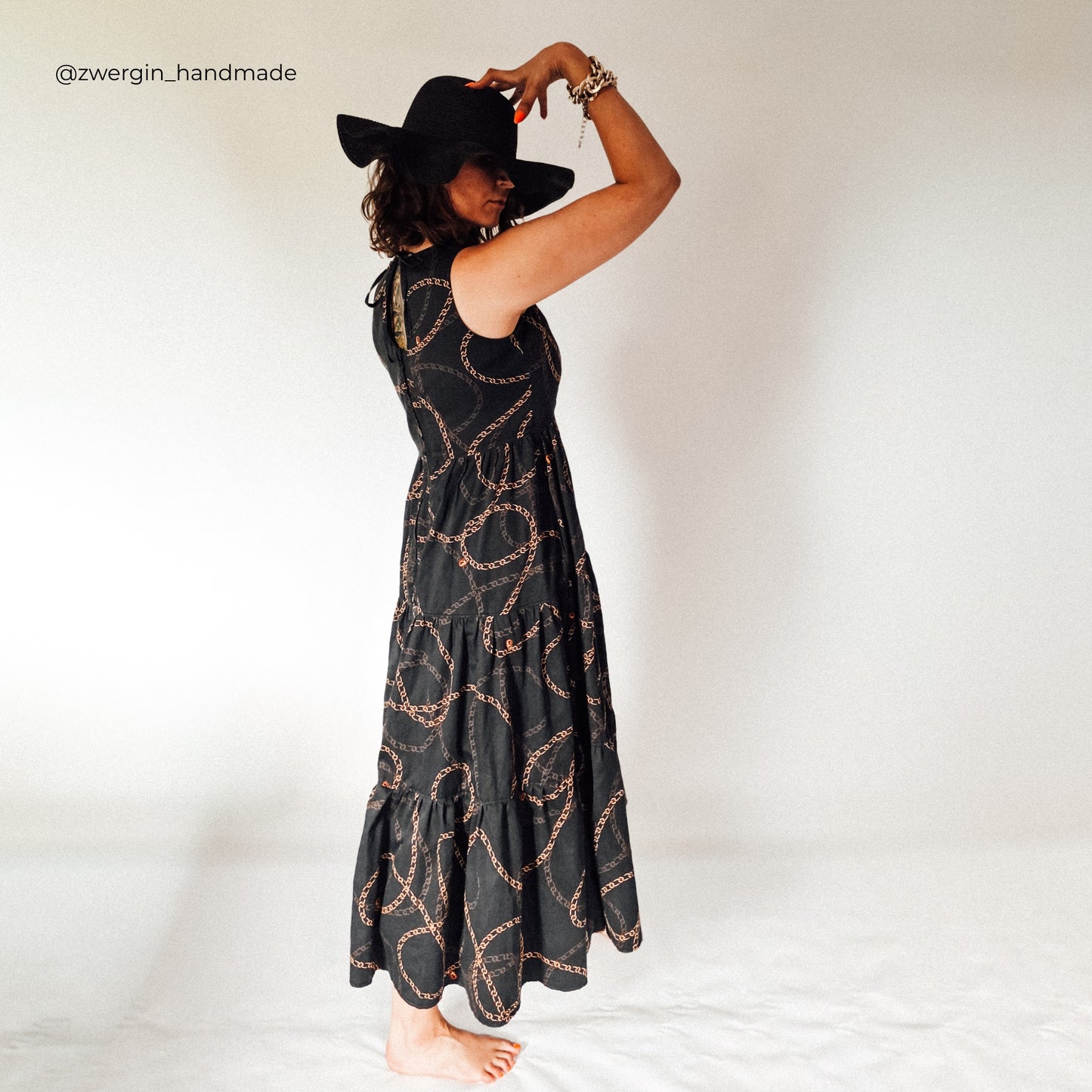 Maxikleid Schnittmuster PDF Damen | Maxi Dress Sewing Pattern | Anfängerfreundlich