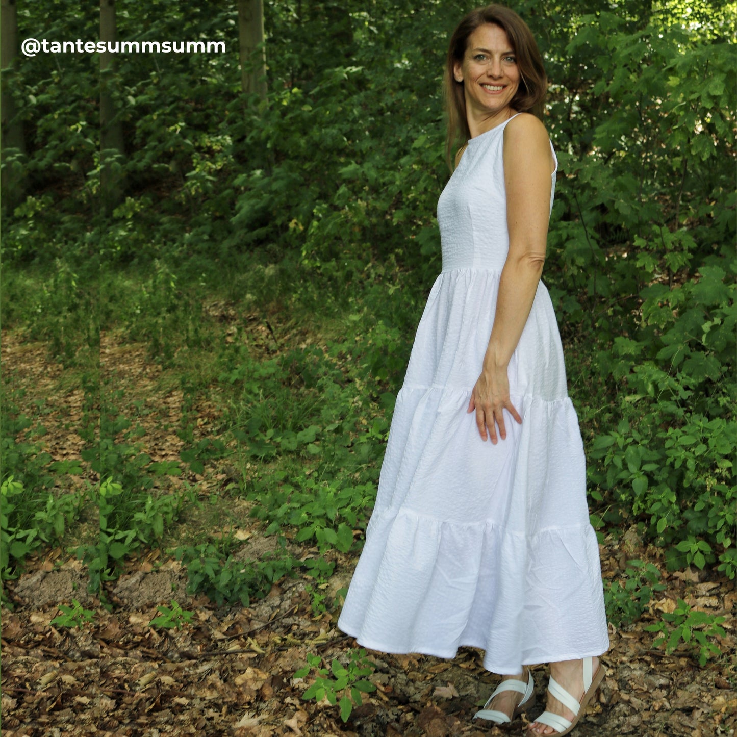 Maxikleid Schnittmuster PDF Damen | Maxi Dress Sewing Pattern | Anfängerfreundlich