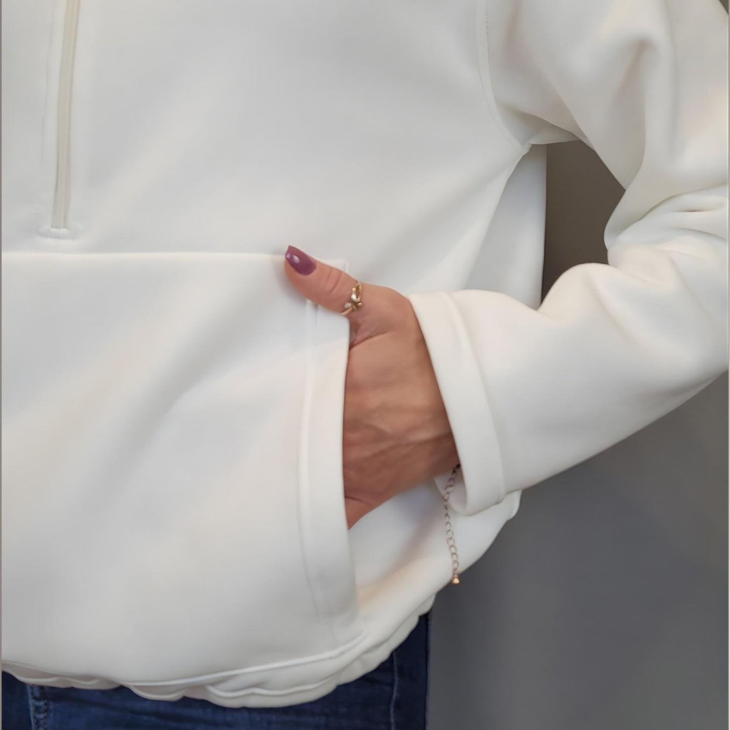 Schnittmuster Pullover mit Reißverschluss Stehkragen PDF Schnittmuster Sweater