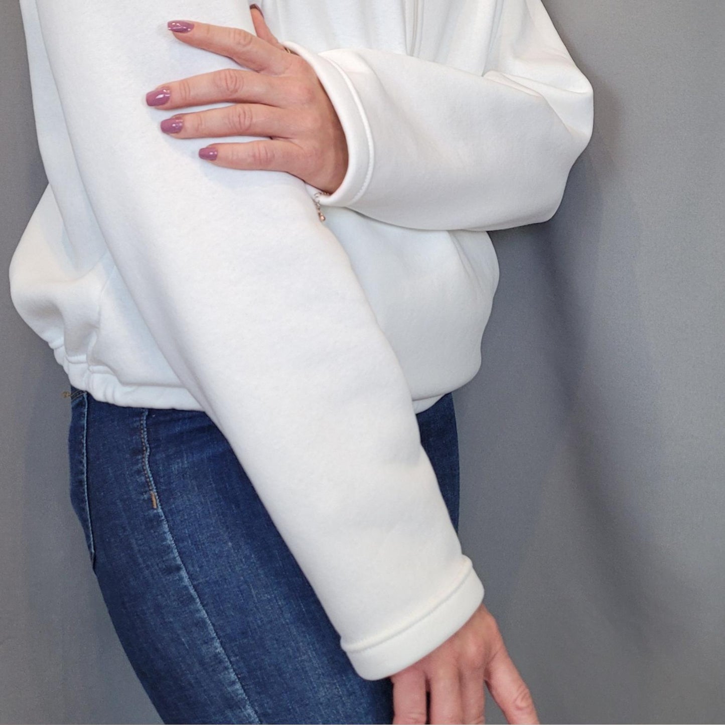 Schnittmuster Pullover mit Reißverschluss Stehkragen PDF Schnittmuster Sweater