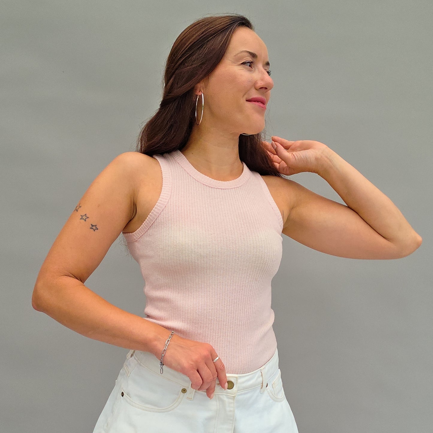 Tanktop, Croptop, ärmelloses Top in 2 Varianten, PDF-Schnittmuster mit Beamerdateien und Ebenen